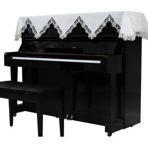 200X90 Cm Thai Geborduurde Witte Piano Deksel Kant Stofkap Voor Piano Volledige Dekking Doek Stofdicht Handdoek