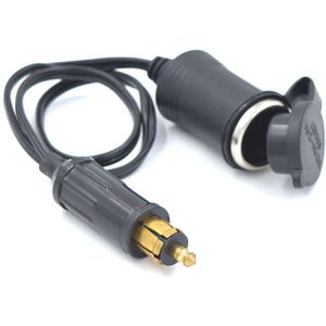 Dc 12V 24V Eu Plug Voor Bmw Din Hella Motorfiets Charger Socket Outlet Converteren Naar Auto Sigarettenaansteker adapter Power Lead Kabel