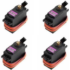 4 Stuks 13Kg 15Kg Metalen Servo Digitale MG995 MG996 MG996R Servo Metal Gear Motor Voor Futaba Jr Car rc Helicopter Boot Diy Speelgoed