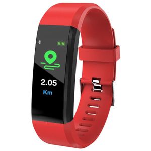 LUIK Waterdichte Fitness Digitale Horloge Mannen Bloeddrukmeter Stappenteller OLED Kleur Touch Screen Systeem Smart Sport Armband