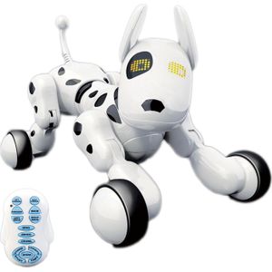 Draadloze Afstandsbediening Smart Robot Hond Wang Xing Elektrische Hond Vroege Onderwijs Speelgoed Voor Kinderen (Wit)