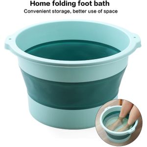 1Pc Plastic Opvouwbare Emmer Voetenbad Emmer Badkamer Opvouwbare Voet Bad Wastafel Wasserette Emmers Draagbare Water Container