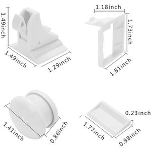 Baby Veiligheid Kast Lock Onzichtbare Magnetische Kabinet Sloten Kind Kid Proof Vergrendelingen Punch Gratis SMD66