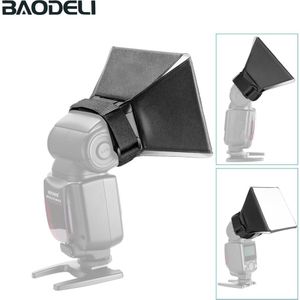 Baodeli Mini Camera Licht Difusor Flash Softbox Speedlight Diffuser Neewer Voor Canon Sony Nikon D3500 Accessoires Fotografie