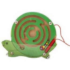Vroege Educatief Houten Puzzel Spel Leuke Dier Kinderen Kubus Magnetische Doolhof Speelgoed Kind Brain Teaser Houten Intellectuele Boord