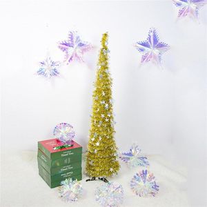 Pentagram Pull Bloem Kerstboom Opvouwbare Kunstmatige Kerstboom Partij Decoratie Levert Woondecoratie