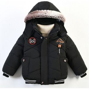 Winter Baby Boy Jassen Donsjack Voor Kinderen Kleding Boy Capuchon Katoenen Jassen Voor Kinderen Bovenkleding 2 3 4 Jaar Oud