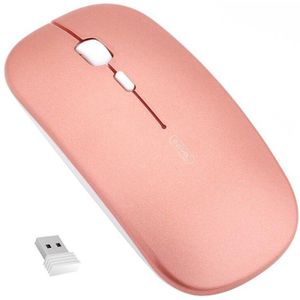 Draadloze Muis Computer Bluetooth Muis Stille Mause Oplaadbare Ergonomische Muis 2.4Ghz Usb Optische Muizen Voor Macbook Laptop Pc