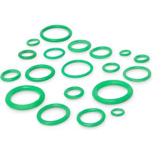 270 Stuk O-ringen Seal Pakking Washer Assortiment Set Kit, rubber O-Ring Grommets Zware Professionele voor EEN/C Automotive