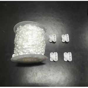 10M Verticale Blind Bead Chain Wit Roller Schaduw Link Chain Sluiter Romeinse Schaduw Diy Home Decoratie Gordijn Accessoires Onderdelen