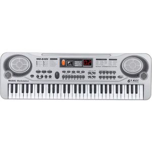 -61-Key Keyboard Piano Piano Led Instrument Toetsenbord 21-Inch Muziek Onderwijs Dubbele Rij Elektronische piano Kinderen Beginner El