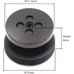 Cctv Camera 3.7 Mm Lens 2.0 Megapixel 72 Graden Mtv M12 X 0.5 Mount Knop Lens Voor Cctv Security Camera (Met Ir Filter)