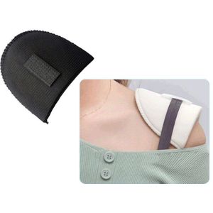 1 Paar Auto-Stick Schouder Pad Vrouwen Blouse Zachte Gewatteerde Blazer Overjas T-shirt Kleding Diy Kleding Naaien Ingrediënten Accessorie