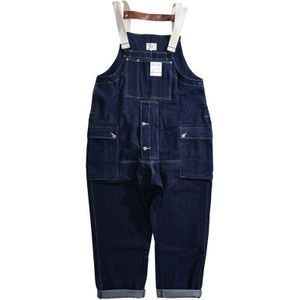 77 Stad Killer Denim Overalls Mannen Cargo Werk Bib Broek Mannelijke Functionele Multi-Zakken Heren Broek Streetwear Overall Mannen s-2XL