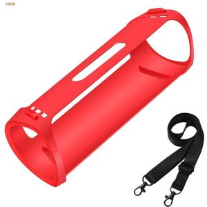 Silicagel Schokbestendig Bag Carrying Travel Case Zwart Compatibel Met SRS-XB43 Draadloze Speaker Beschermhoes