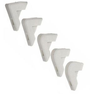 5 Pcs Siliconenkit Spreader Spatel Schraper Cement Kalefateren Verwijderen Caulking Tool Stickers Accessoires Verwisselbare Pads