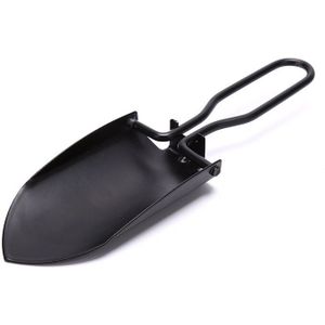 Mini Rvs Tuingereedschap Inklapbare Opvouwbare Schop Camping Spade Tuinieren Tool Doek Pakket