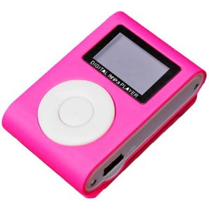 MP3 Mini Music Media Clip Speler Draagbare Lcd-scherm Usb Ondersteuning Micro Sd Tf Card Walkman Reader