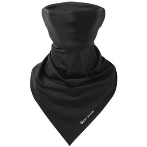 West Fietsen Fiets Half Gezichtsmasker Kap Bescherming Uv Fietsen Neck Guard Facemask Hoofdband Running Head Sjaal Ice Zijde Gezicht masker