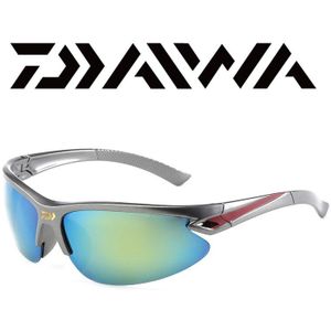 Daiwa Driving Polaroid Sun Glasses Aluminum Frame Sports Fishing Sunglasses Men Polarized Driver Retro UV400 Anti-glare Goggles