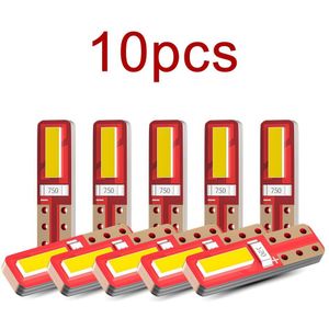 Kebidumei 10Pcs T5 Led Verlichting T10 2SMD Led Canbus Auto-interieur Verlichting Dashboard Warming Indicator Wedge Auto Instrument Lamp 12V
