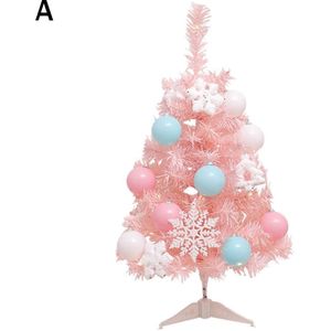 60Cm Roze Kerstboom Kunstmatig Versleutelde Kerst Decoratie Voor Home Party Boom Ornamenten Home Decoratie