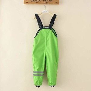 Kinderen Regen Broek Waterdichte Broek Gevoerde Jongens Winddicht Outdoor Meisjes Stuk Skiën Overalls skipak Outdoor Broek