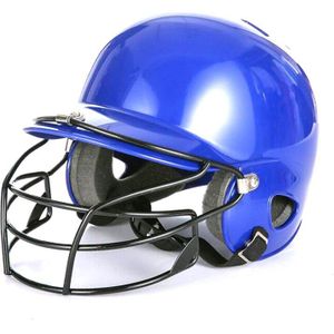 Honkbal Helm Gegoten Batting Helm met Gezicht Guard Masker