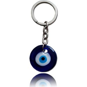 3 Maten Kan Kiezen Turkse Blue Eye Sleutelhanger Glas Zak Opknoping Mobiele Telefoon Auto Hanger Legering Reizen Gedenkteken home Decor