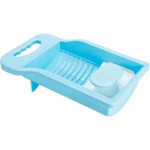 Draagbare Mini Wasbord Quick Wassen Wasmachine Plastic Wastobbe Voor Wassen Sokken Ondergoed Huishoudelijke Antislip Wastobbe