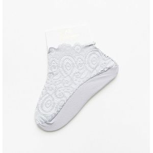 1 Paar Vrouwen Meisjes Lente Zomer Lace Mesh Bloemen Korte Sok Antislip Onzichtbare Dunne Sokjes Sox
