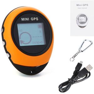 Mini Draagbare GPS-Ontvanger Navigatie met Handheld GPS Kompas Reizen Gids USB Oplaadbare voor Outdoor Reizen Klimmen/Auto