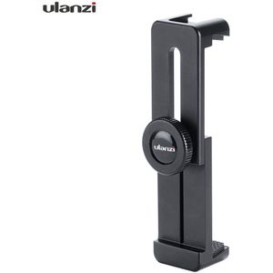 Ulanzi ST-02L Aluminium Telefoon Houder + 1/4 ""Statief Koude Schoen voor 5.5-9.3 cm Breedte Smartphone voor Statief Microfoon Licht