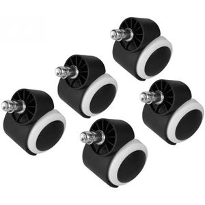 5Pcs Zwenkwielen 2 Inch Vervanging Pu Roller Caster Wielen Ruedas Para Mueble Roulette Giet Meuble Sofa Benen