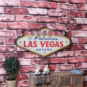 Las Vegas Neon Sign Decoratieve Schilderkunst Metal Plaque Bar decor wandlamp Decor Verlichte Plaat Welkom Arcade Neon adversting