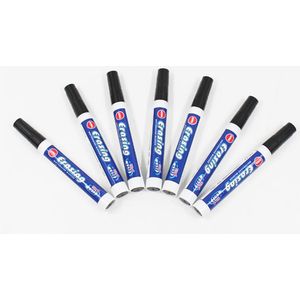 10 stks/doos Dry Erase Marker Pen met Lage Geur Inkt, Whiteboard Pennen is perfect voor School, kantoor, of Thuis (Zwart, Blauw, Rood)