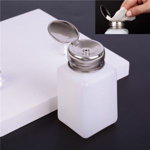 1Pc Nail Polish Remover Cleanser Dispenser Lege Aceton Pomp Fles Container