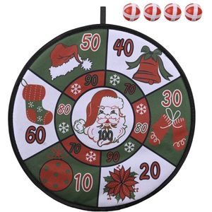 Kerst Dartbord Speelgoed Sticky Ballen Darts Spel Set Klassieke Gooien Toy Veiligheid Dartbord Indoor Outdoor Sport Speelgoed Xmas