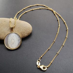 ! Natuurlijke Heilige Geest & Grace Moeder Parel Ketting Voor Vrouwen San Benito & Denker Angel Moeder Parel Ketting Voor