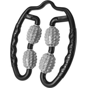 U-vorm Massage Roller Trigger Punt Voor Arm Been Nek Spierweefsel Fitness Gym Yoga Pilates Sport 4 Wiel Blokken yoga Roller