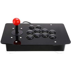 Arcade Joystick Vechten Stok Acryl Wired Usb Gaming Controller Gamepad Video Game Voor Pc Desktop