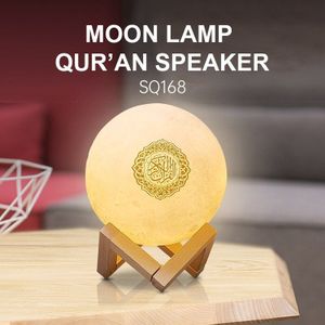 Bluetooth Koran Speakers Kleurrijke Afstandsbediening Led Nachtlampje Maan Lamp Draadloze Maanlicht Koran Speaker