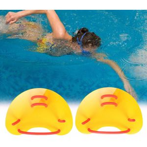 Swim Zwemvliezen Adult Swim Zwemvliezen Peddelen Palm Zwemmen Training Apparatuur Voor Kinderen Duiken (Blauw)
