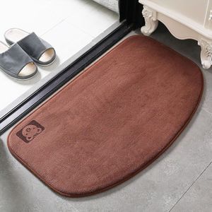 Super Absorberende Badkamer Mat Tapijt Antislip Memory Foam Badmat Tapijt Voor Bad Floor Tapijten Shaggy Douche deurmat Voetzool
