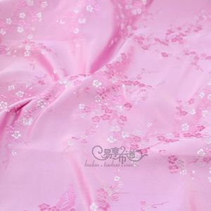 Plum blossom 1/2meter Chinese stijl brokaat jacquard satijn stof voor Cheongsam Kimono en tas Patchwork Handwerken