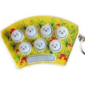 1-3 Jaar Oude Kinderen Baby Hamster Speelgoed Puzzel Geluid En Licht Muziek Handheld Game Hamster Speelgoed Machine Voor kinderen