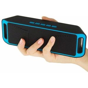 Draagbare outdoor Bluetooth Speakers V3.0 Hifi Draadloze Bass Bluetooth Stereo Speaker TF USB Flash FM Radio