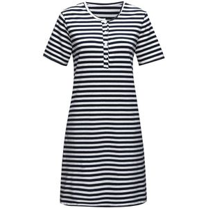 Pijamas Dress Women Maternity Nursing Baby Nightgown Breastfeeding Striped Sleepwear Dress camicia da notte premaman@45