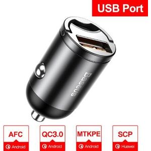 Baseus Quick Charge 4.0 3.0 Usb Car Charger Voor Iphone 11 Pro Max Huawei P30 QC4.0 QC3.0 Qc 5A Snelle pd Usb C Auto Telefoon Oplader