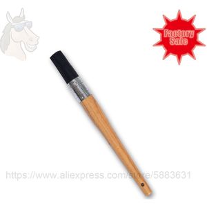 16 1015 Houten Hoof Olie Borstel Met Pp Haren Houten Grip 26Cm Paard Grooming Hoof Care Producten Stabiele Schoonmaken kits